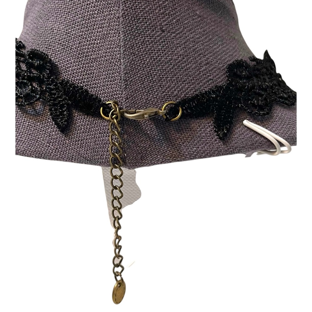 ❤️ NEW! Dark Victorian x Goth Black Lace Bib Choker - Picture 4 of 5